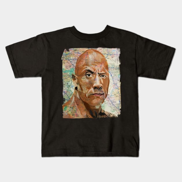 The Rock from Cali Kids T-Shirt by kylewillis